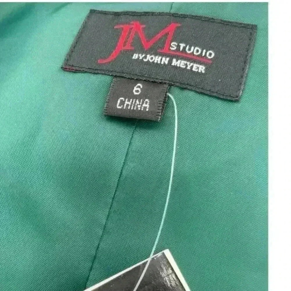 JM Studio By John Meyer Women's Emerald Sleeve Lined  Sheath Dress Size 6 New - Picture 6 of 7